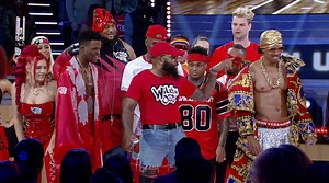 😂Chico Bean laid the smackdown on DJ D-Wrek when he gave him the buzzer after Chico threatened to whoop the black squad’s a** Peep how wild 'Turn Up For What' got when Ron Killings Carmella from WWE were in the building 💪 #WildNOut | Nick Cannon Presents: Wild 'N Out