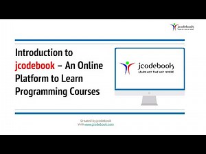 #2 Introduction to jcodebook – An Online Platform to Learn Programming Courses