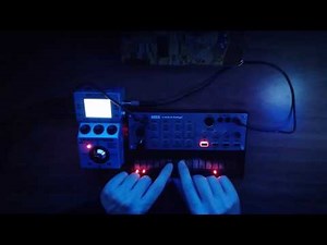 Blue jam (Korg volca keys, Zoom MS-70CDR)