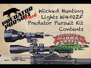 Wicked Lights™ W402ZF Predator Pursuit Signature Series Pack Contents