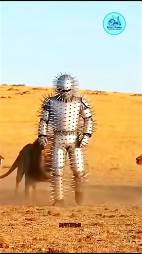 MystiPaws | Four Lions Ambush Armored Man in the Jungle 😱🦁 Filmed from inside a safari jeep, this shocking jungle scene shows five aggressive lions... | Instagram