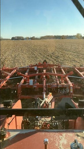 Fall Vertical Tilling in Action | Farming Tractor Work in the Field