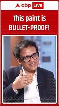 Berger Paints CEO Abhijit Roy: This Paint is BULLET-PROOF! ABPLIVE