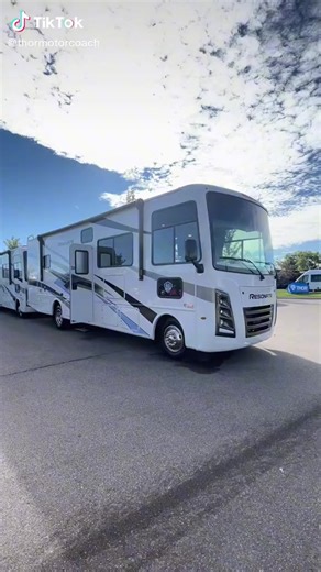 708 reactions · 90 shares | Travel everywhere and inspire others to do the same in this new Class A Gas Motorhome. Meet the 2023 Resonate™. This 30C floor plan features an 8,000-lb. trailer hitch, a pull-out Kibble Station™, and solar prep. Learn more at thormotorcoach.com/resonate - - #thormotorcoach #rv #travel #rvlife #getoutside #rvliving #explore #new #thor #resonate #motorhome #dealer #openhouse | Thor Motor Coach | Facebook