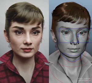 99K views · 1.1K reactions | Hadi Karimi showcased a new highly-realistic 3D Audrey Hepburn animation made using Maya, ZBrush, and Arnold. See more of Hadi's masterpieces: https://80.lv/articles/hadi-karimi-presents-a-new-realistic-audrey-hepburn-animation/ | 80 Level | Facebook
