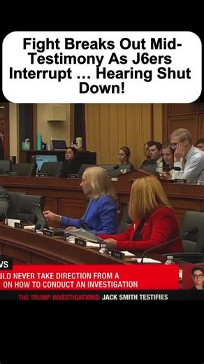 Fight Breaks Out Mid-Testimony As J6ers Interrupt … Hearing Shut Down!#donald #LanguageLearning #news