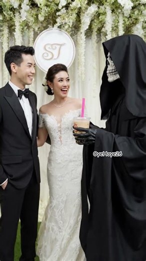 in wedding 😂 Grim Reaper 🍻😂 @OyeHoye26