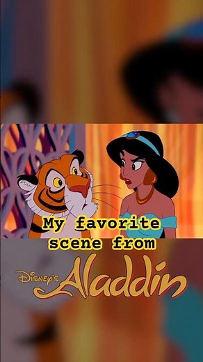 Best scene from Aladdin? What’s yours? #aladdin #disney #jasmine