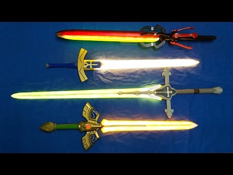 Magic LED swords for cosplay - Sword of seals, Excalibur, Balmung, Attila