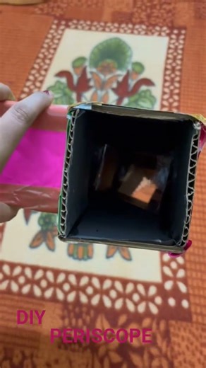 Periscope # DIY # Reflaction of light Art and craft # Creativity # Colourful # Class- 3rd Project #