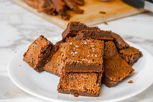 2 Ingredient Fudgy Brownies — Low Carb Love™