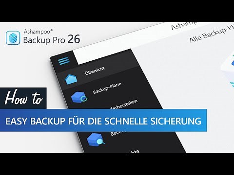 Ashampoo Backup Pro 26 - Easy Backup für die schnelle Sicherung