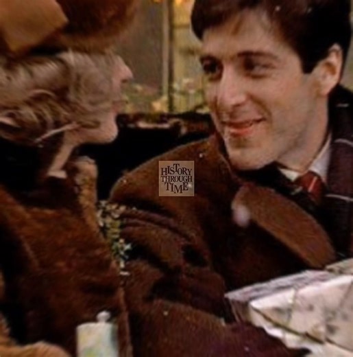 "Diane Keaton and Al Pacino shared remarkable on-screen chemistry in 'The Godfather' trilogy, creating one of cinema's most memorable partnerships. Keaton, born January 5, 1946, in Los Angeles, and Pacino, born April 25, 1940, in New York City, portrayed Kay Adams and Michael Corleone across three films from 1972 to 1990." | History Through Time