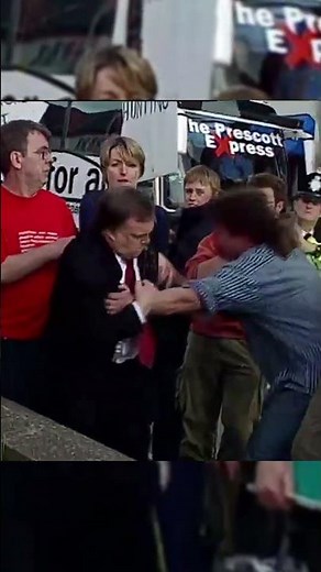 Egg on Face: The Prescott Punch of 2001 #history #historyfacts #eggattack #johnprescott #2001