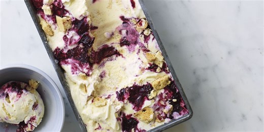 How to make our delicious fig, ricotta and rosemary ice cream