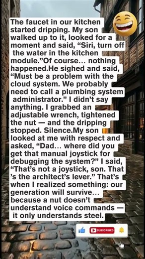 Funny Faucet Fix Joke With a Twist #shortjokes #textjokes #funny #funnyjokes #memes