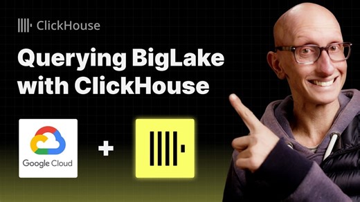 Querying Google BigLake with ClickHouse
