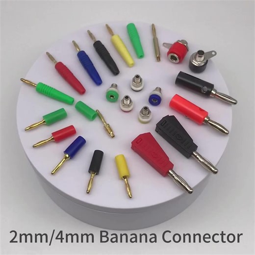 Terminal Blocks JS-910B JS-919 4mm Amplifier Terminal Connector Binding Post Banana Plug Jack Mount Red