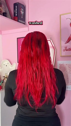 red hair that never faded even after washing 🫡😮‍💨 #redhair