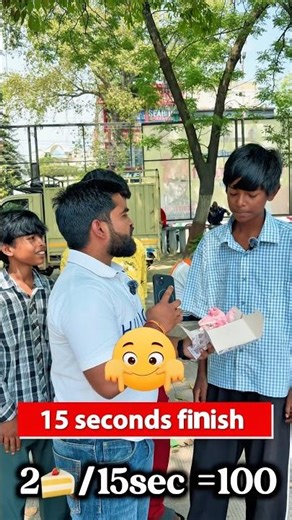 🎂🔥 Pastry Challenge – 15 Seconds | ₹100 Prize