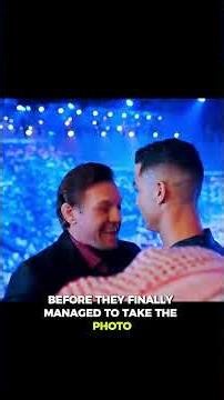 Ronaldo Meets Conor McGregor at a Boxing Event… The Face-Off Was Wild 😳🥊