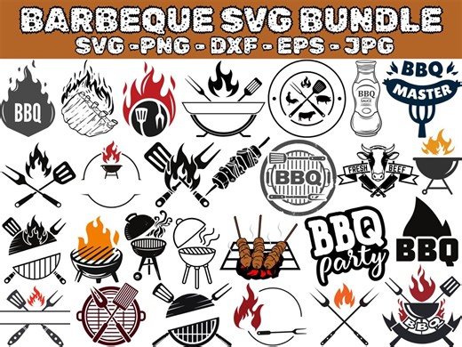 Barbeque SVG Bundle, Barbeque PNG Bundle,barbeque Clipart, Barbeque Cut Files for Cricut, BBQ Svg, Grilling Svg, Kitchen Svg, Food Svg - Etsy