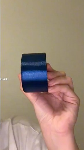 Easy DIY Ribbon Keychain in 30 Seconds! ✨Turn Ribbons into Keychains #shorts #keychaincraft