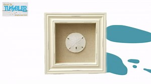 Tumbler Home Coastal Wall Decor, Set of 3 Shadow Boxes 7x7, Starfish, Sand Dollar & Seashell Framed 3D Wall Art for Beachy Bathroom, Bedroom & Beach House Décor