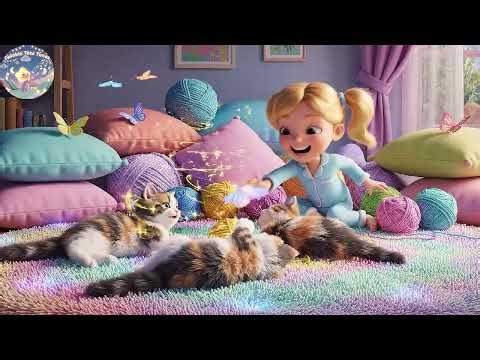 Vijf Kleine Katjes Miauw Miauw Miauw | Schattige Kattenliedjes & Dierengeluiden
