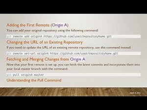 How to Manage Multiple Origins in Git for Pulling and Pushing Changes