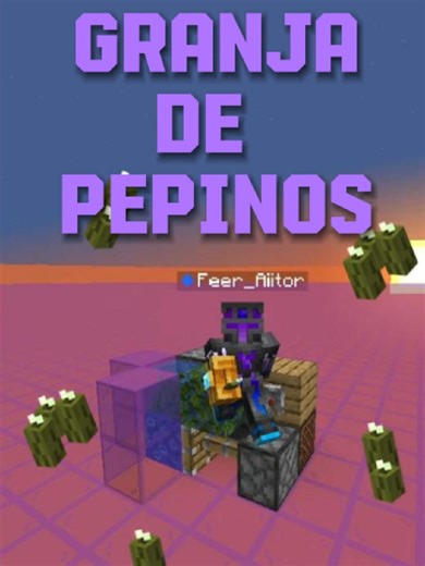 granja de pepinos#minecraft #tutorial #streamer #clips #videos #fyp