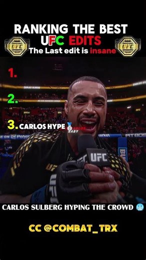 The Coldest UFC Edits Ranked 🥶🥊 (Insane Transitions!) #ufc #shorts
