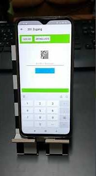 Barcode Scannen mit Smartphone. Inventur, Wareneingang, Warenausgang, Bestellung erfassen