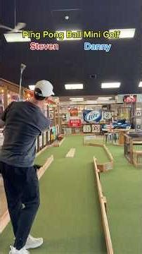 Ping Pong Ball Mini Golf (Holes 1-2)