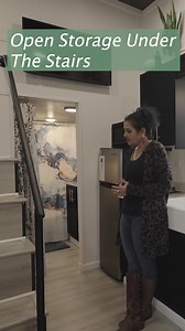 40K views · 619 reactions | We have seen so many great stair storage designs. We’ve seen drawers built into the stairs and a variety of ways to utilize the space under the stairs. Check out their nicely organized under stair storage. An organizers dream! #organizationgoals #tinyliving #storagesolutions #storagehacks #minimalism #tinyhousemovement #tinyhome #tinyhometours | Tiny Home Tours | Facebook