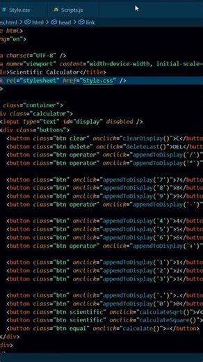 How to make Calculator using HTML, CSS, JavaScrpt #webdevelopment #coding #uiux #programmings