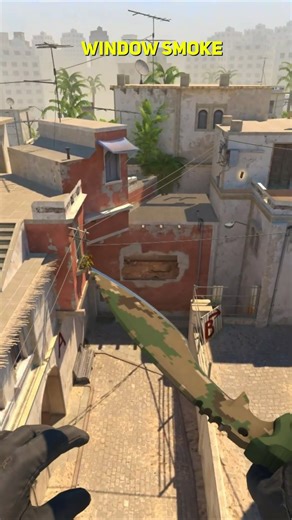 Free Mid Control With Simple Smoke From Spawn Mirage CS2 #shorts