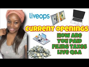 Paying taxes working for liveops |current openings |live Q&A #liveopsreview #workfromhomejobs