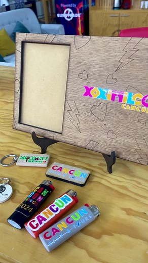 1.3K views · 426 reactions | ¡Crea Souvenirs Turísticos! ⛱️ #PlotterUV #meridayucatan #cancun | Eurotrade Mérida | Facebook