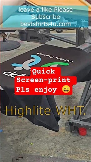 Quick Screen-print VIPP #tshirt #design