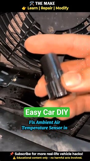 Fix Ambient Air Temperature Sensor in Seconds! | Easy Car DIY #shorts #diy