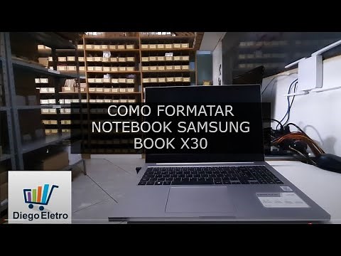 How to reset and format the Samsung Book x30 Notebook