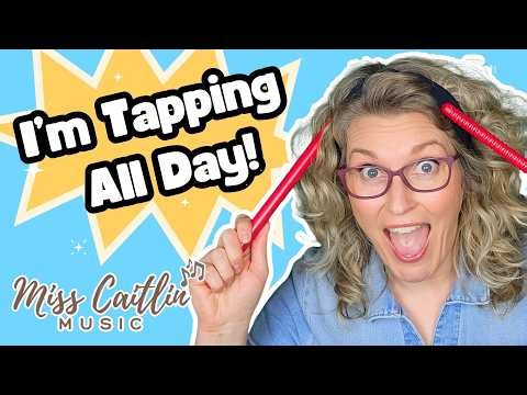 I'm Tapping All Day | Rhythm Stick Play-Along Song | Preschool & Kindergarten Music Class