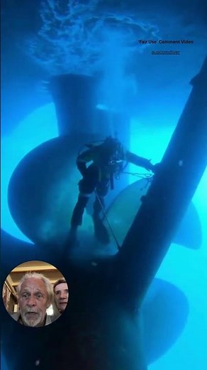 How Do You Clean a Giant Ship Propeller Underwater?