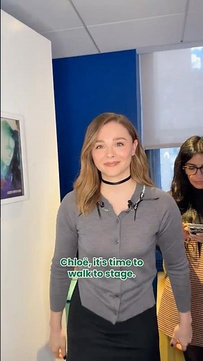 Chloë Grace Moretz behind-the-scenes at The Kelly Clarkson Show!
