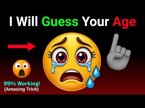 I will guess your age while watching this video! 😍