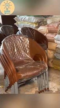 How to Convert Plastic Ropes into Chairs 🪑🪑🪑