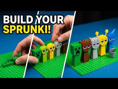 Building the Sprunki Lego Set – Piece by Piece! 🧱🚀(ASMR + Beats) #sprunki #unboxing #lego #asmr