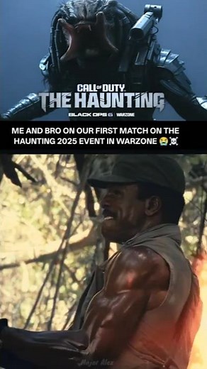 "We Can Get This Thing" - Me and bro vs The Predator in The Haunting 2025 😭🤕 #shorts #cod #blackops6