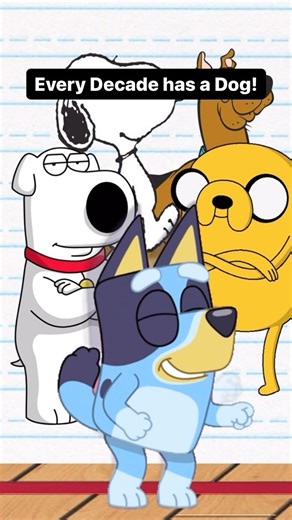 Every Decade has a Dog! #cartoondog #animationrewind | Animation Rewind